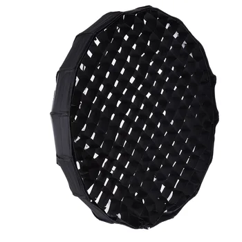 16-Pole 60cm Folding Collapsible Beauty Dish Softbox with Honeycomb Grid Bowens Mount for Studio Strobe Flash Light
16-Pole 60cm Folding Collapsible Beauty Dish Softbox with Honeycomb Grid Bowens Mount for Studio Strobe Flash Light
