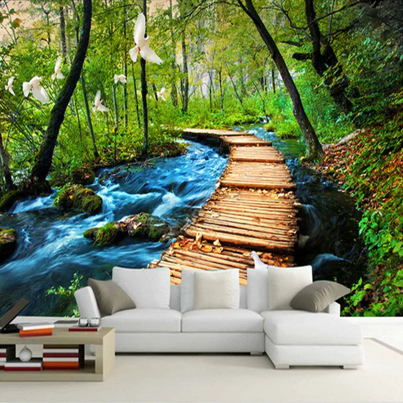 Drop Shipping Custom 3D Photo Wallpaper Forest Nature Scenery Large Wall Mural Paintings Non-woven Printed Wallpaper
Drop Shipping Custom 3D Photo Wallpaper Forest Nature Scenery Large Wall Mural Paintings Non-woven Printed Wallpaper