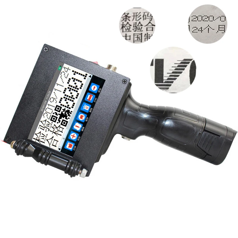 Handheld Inkjet Printer Dual Nozzle 5cm Large Character Smart Fully Automatic Font Carton Wine Box Small Manual Printer Date
Handheld Inkjet Printer Dual Nozzle 5cm Large Character Smart Fully Automatic Font Carton Wine Box Small Manual Printer Date
