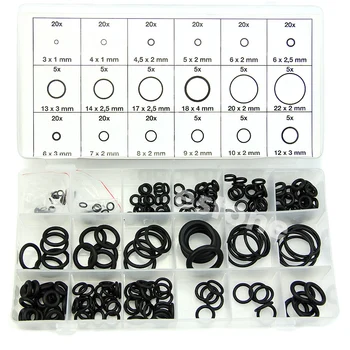 High Quality Black 225pcs Rubber O Ring O-Ring Washer Seals Assortment for Car Drop Ship Support
High Quality Black 225pcs Rubber O Ring O-Ring Washer Seals Assortment for Car Drop Ship Support