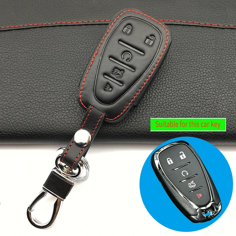 5 Buttons Smart Genuine Leather Car Key Cover Shell Case FOB Protector For Chevrolet 2016 2017 Camaro For Cruze Malibu Volt
5 Buttons Smart Genuine Leather Car Key Cover Shell Case FOB Protector For Chevrolet 2016 2017 Camaro For Cruze Malibu Volt