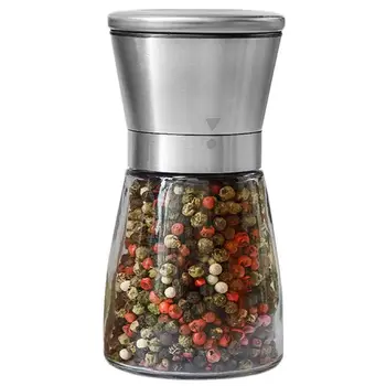 Pepper Grinder or Salt Shaker for Professional Chef - Best Spice Mill with Brushed Stainless Steel, Special Mark, Ceramic Blades
Pepper Grinder or Salt Shaker for Professional Chef - Best Spice Mill with Brushed Stainless Steel, Special Mark, Ceramic Blades