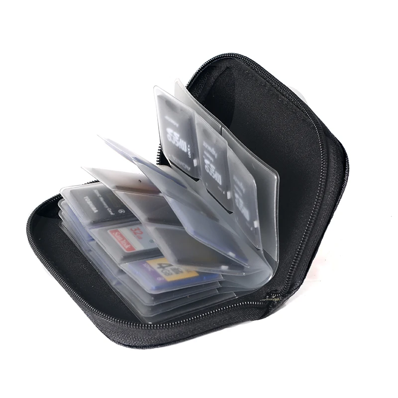 Unisex Mini Portable Card Pack Memory Card Storage Card Buggy Bag Nylon Watreproof Zipper Solid Color 22 Screens Card Pack
Unisex Mini Portable Card Pack Memory Card Storage Card Buggy Bag Nylon Watreproof Zipper Solid Color 22 Screens Card Pack