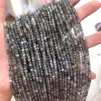 Natural Gem Stone Labradorite Beads 3x4mm Micro Faceted Round Loose Spacer Beads for DIY Necklace Bracelet Accessories Wholesale
Natural Gem Stone Labradorite Beads 3x4mm Micro Faceted Round Loose Spacer Beads for DIY Necklace Bracelet Accessories Wholesale