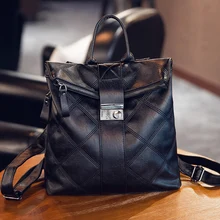 Mtong New Women Bag Retro Security Waterproof Travel Large Capacity Backpack PU Leather School Girl Schoolbag Free Shipping 
Mtong New Women Bag Retro Security Waterproof Travel Large Capacity Backpack PU Leather School Girl Schoolbag Free Shipping