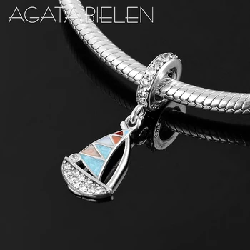 Authentic 925 Sterling Silver Colorful sailing boat Charms bead Fit Original europeu Charm Bracelet bangles Jewelry making
Authentic 925 Sterling Silver Colorful sailing boat Charms bead Fit Original europeu Charm Bracelet bangles Jewelry making