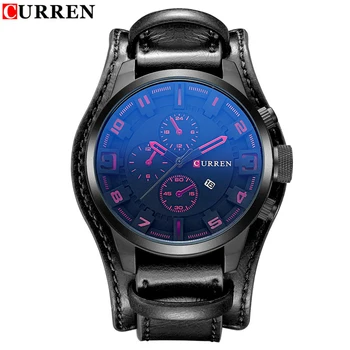 CURREN Fashion Sports Wristwatch Display Date Men's Quartz Watch Leather Waterproof Male Clock Relogio Masculino Montre Homme
CURREN Fashion Sports Wristwatch Display Date Men's Quartz Watch Leather Waterproof Male Clock Relogio Masculino Montre Homme