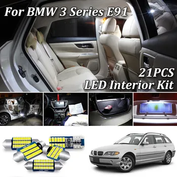 21Pcs White Canbus For BMW 3 Series E91 325xi 328i 328xi 325d 320d 330d Touring LED Interior Light + License Plate Lamp Kit
21Pcs White Canbus For BMW 3 Series E91 325xi 328i 328xi 325d 320d 330d Touring LED Interior Light + License Plate Lamp Kit