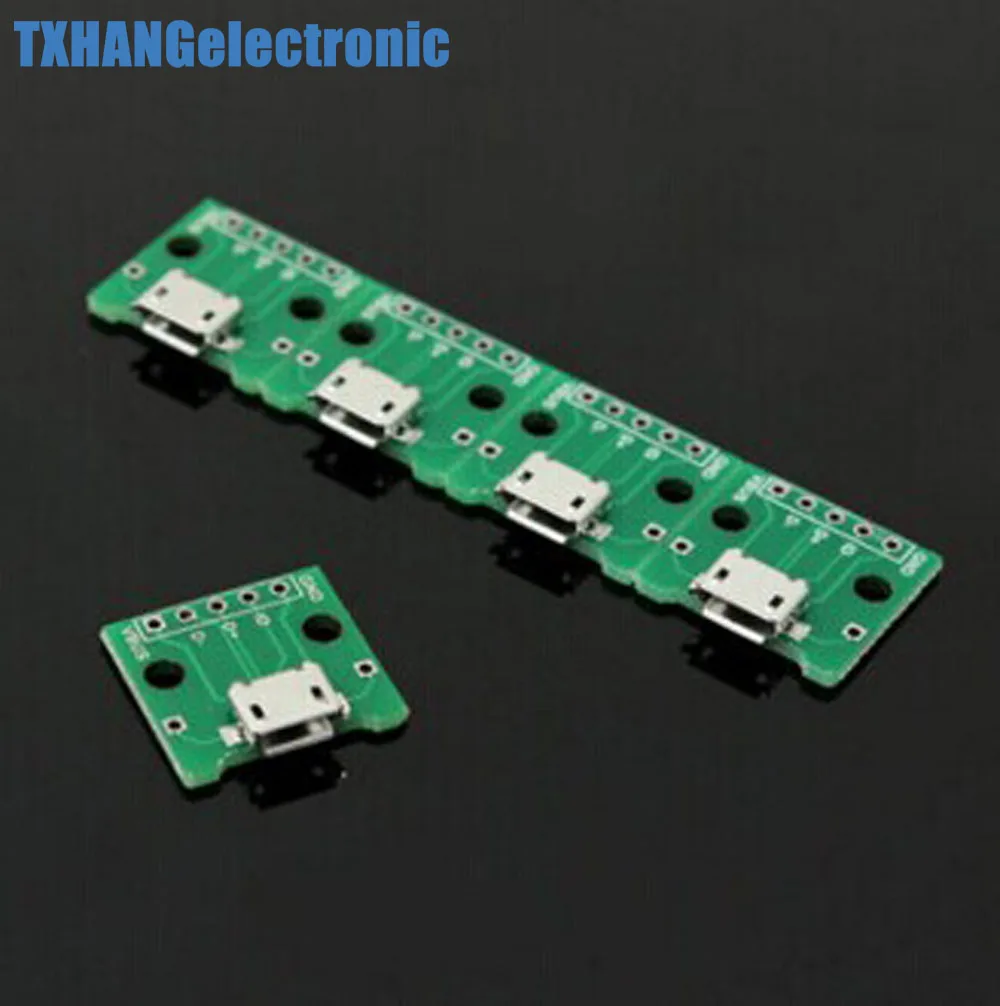 10pcs MICRO USB to DIP adapter 5pin female connector B type pcb converter electronic component compatible board
10pcs MICRO USB to DIP adapter 5pin female connector B type pcb converter electronic component compatible board