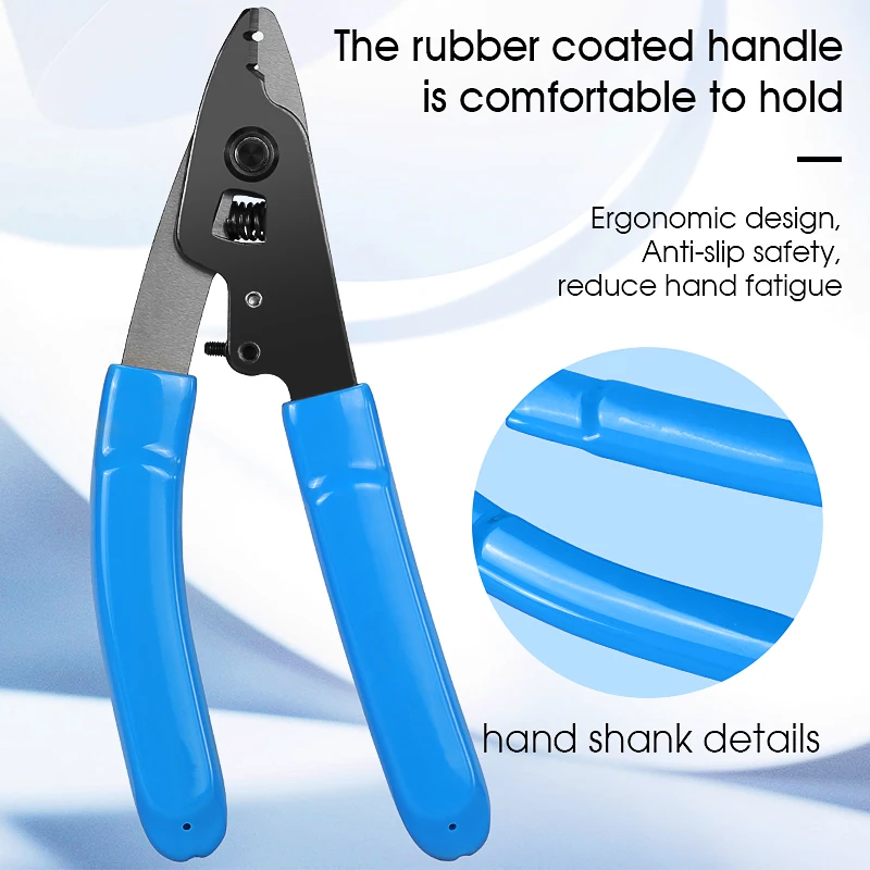 Two-port Fiber Optical Stripper Pliers Wire Strippers for FTTH Tools Optic Stripping Plier Tool VCFS-2
Two-port Fiber Optical Stripper Pliers Wire Strippers for FTTH Tools Optic Stripping Plier Tool VCFS-2