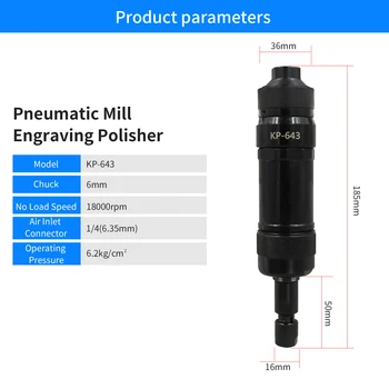Portable Professional 1/4" Air Die Grinder Handheld Pneumatic Tool Grinding Mill Engraving Polisher
Portable Professional 1/4" Air Die Grinder Handheld Pneumatic Tool Grinding Mill Engraving Polisher