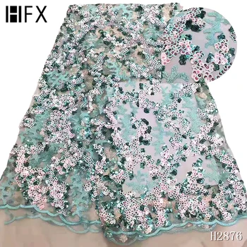 HFX Sequins Lace Fabric High Quality African French Tulle Lace Fabric Embroidery For Sequins Lace Nigeria Party Dress H2876
HFX Sequins Lace Fabric High Quality African French Tulle Lace Fabric Embroidery For Sequins Lace Nigeria Party Dress H2876