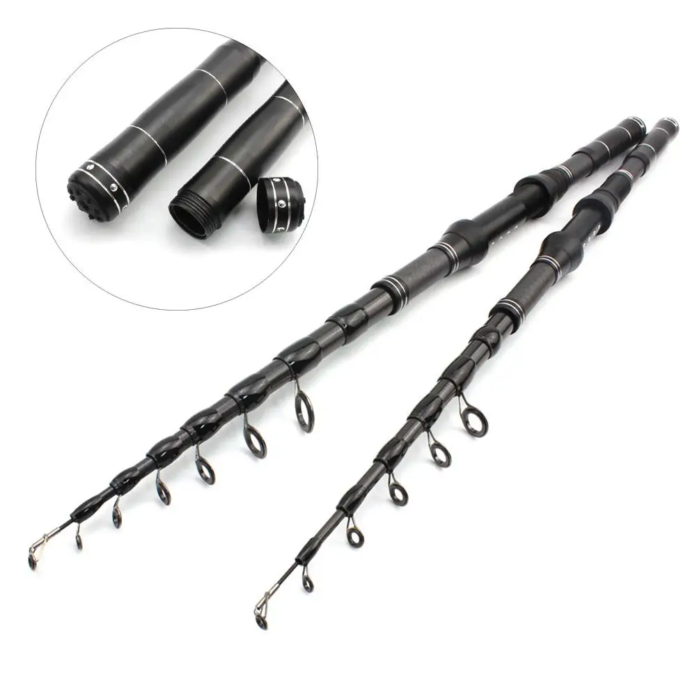 Telescopic Lure Fishing Rod Portable Rock 1.8/2.1/2.4/2.7/3 M Ultralight Carbon Fiber Spinning Fishing Rod Lure
Telescopic Lure Fishing Rod Portable Rock 1.8/2.1/2.4/2.7/3 M Ultralight Carbon Fiber Spinning Fishing Rod Lure