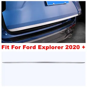 Rear Tailgate Trunk Back Boot Lower Mouldings Bezel Decoration Panel Cover Trim Fit For Ford Explorer 2020 2021 Stainless Steel 
Rear Tailgate Trunk Back Boot Lower Mouldings Bezel Decoration Panel Cover Trim Fit For Ford Explorer 2020 2021 Stainless Steel