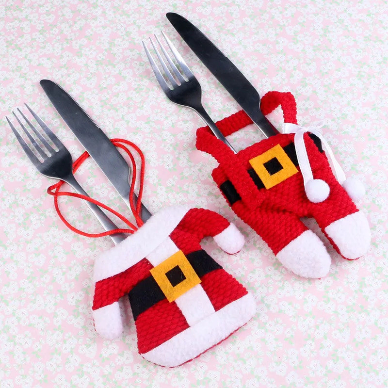 New Year Merry Christmas Knives Fork Cutlery Set Christmas Decoration Happy Santa Holders Pocket Dinner Decor 6Pcs Navidad Natal
New Year Merry Christmas Knives Fork Cutlery Set Christmas Decoration Happy Santa Holders Pocket Dinner Decor 6Pcs Navidad Natal