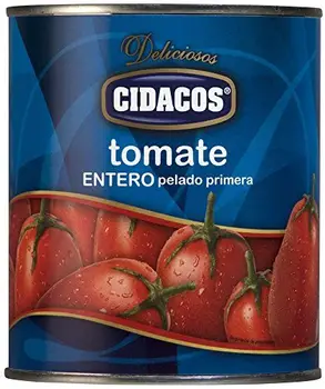 Cidacos tomate entero cil 800 gr.
Cidacos tomate entero cil 800 gr.