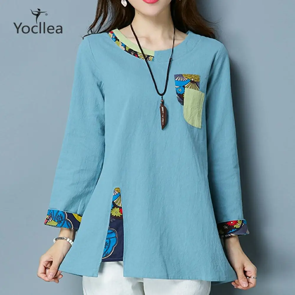 Plus size t shirt Long sleeve Cotton and linen Tops Women New spring summer T-Shirts O-neck Casual Women Tees
Plus size t shirt Long sleeve Cotton and linen Tops Women New spring summer T-Shirts O-neck Casual Women Tees