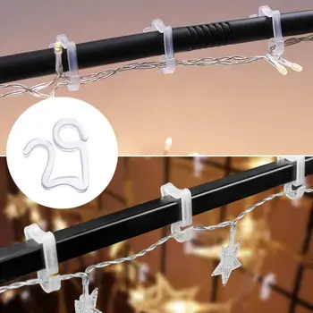 50PCS Outdoor Gutter Hooks Clips Xmas Icicle Fairy Lights LED Tile Roof Clear fairy light hange hook lights string Plastic hook
50PCS Outdoor Gutter Hooks Clips Xmas Icicle Fairy Lights LED Tile Roof Clear fairy light hange hook lights string Plastic hook