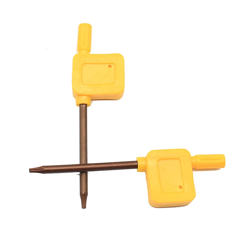 Yellow flag wrench T7 standard Torx for CNC tool holder Torx screw wrench Tools Holder Accessories
Yellow flag wrench T7 standard Torx for CNC tool holder Torx screw wrench Tools Holder Accessories