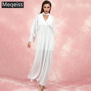 2019 New White Luxury Sequined Celebrity Evening Runway Party Dress Sexy V Neck Long Sleeve Lace Bodycon Club Dress wholesale
2019 New White Luxury Sequined Celebrity Evening Runway Party Dress Sexy V Neck Long Sleeve Lace Bodycon Club Dress wholesale