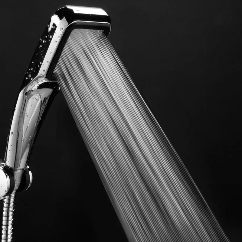 LASO 300 Holes High Pressure Rainfall Shower Head Water Saving Filter Spray Nozzle ABS Chrome Handheld shower bath Accessory |