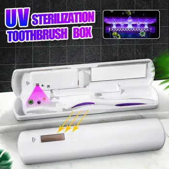 Auto Ultraviolet Light Sterilizer Toothbrush Box Portable Quartz UV Toothbrush Sterilizer USB Rechargeable Sanitizer Box
Auto Ultraviolet Light Sterilizer Toothbrush Box Portable Quartz UV Toothbrush Sterilizer USB Rechargeable Sanitizer Box