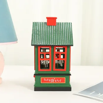 Christmas Ornaments Wooden House Music Box Merry Christmas Christmas Eve New Year's Gift 2021 Caja Musical Bailarina Carousel
Christmas Ornaments Wooden House Music Box Merry Christmas Christmas Eve New Year's Gift 2021 Caja Musical Bailarina Carousel