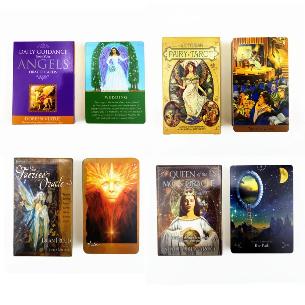 New Oracle Tarot Cards funny Queen Moon Board Deck Games Palying Cards Game Entertainment
New Oracle Tarot Cards funny Queen Moon Board Deck Games Palying Cards Game Entertainment