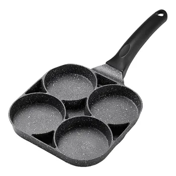 4-Hole Omelet Pan for Burger Eggs Ham PanCake Maker Frying Pans Non-Stick No Oil-Smoke Breakfast Grill Wok Cooking Pot
4-Hole Omelet Pan for Burger Eggs Ham PanCake Maker Frying Pans Non-Stick No Oil-Smoke Breakfast Grill Wok Cooking Pot