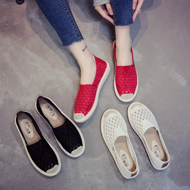 2019 WOMEN'S Shoes on Gauze Spring And Summer New-Flat Fisherman Shoes Single Shoes Students Moccosins Shoes Solid Color B16 
2019 WOMEN'S Shoes on Gauze Spring And Summer New-Flat Fisherman Shoes Single Shoes Students Moccosins Shoes Solid Color B16