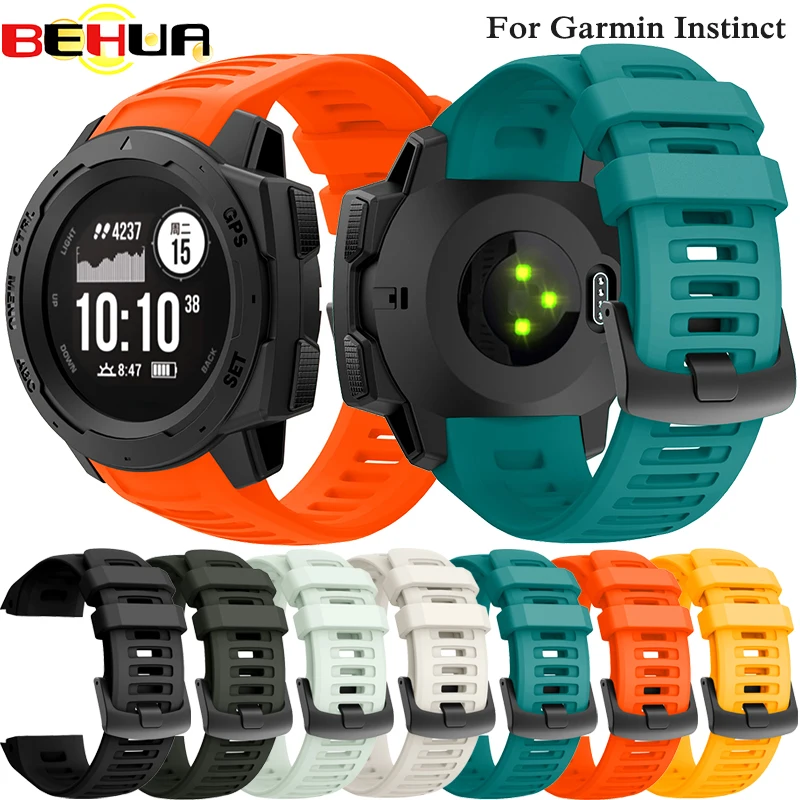 22mm Silicone Strap Quick Release Replacement Watch Band for Garmin Instinct Smart Watch Bracelet with black buckle Wristband
22mm Silicone Strap Quick Release Replacement Watch Band for Garmin Instinct Smart Watch Bracelet with black buckle Wristband