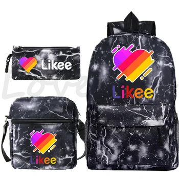 3/Pcs Backpack Likee Video App Men Women Fashion Backpack Teenagers Boys Girls School Travel Backpack
3/Pcs Backpack Likee Video App Men Women Fashion Backpack Teenagers Boys Girls School Travel Backpack