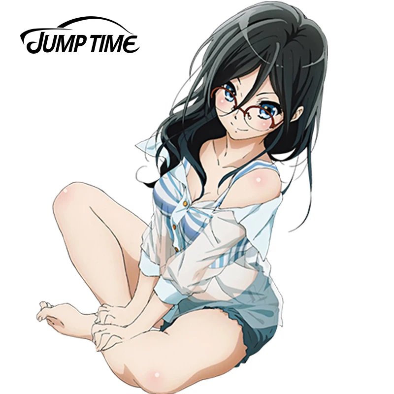 JumpTime 13 см x 9 6 сексуальный Школьный костюм девушка наклейка Tanaka Asuka виниловая на