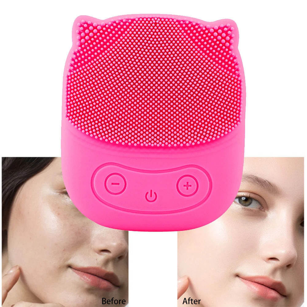 Electric Ultrasonic Silicone Cleaning Brush Facial Pore Acne Vibration Pimple Removal Blackhead Remover Deep Clean Massage
Electric Ultrasonic Silicone Cleaning Brush Facial Pore Acne Vibration Pimple Removal Blackhead Remover Deep Clean Massage