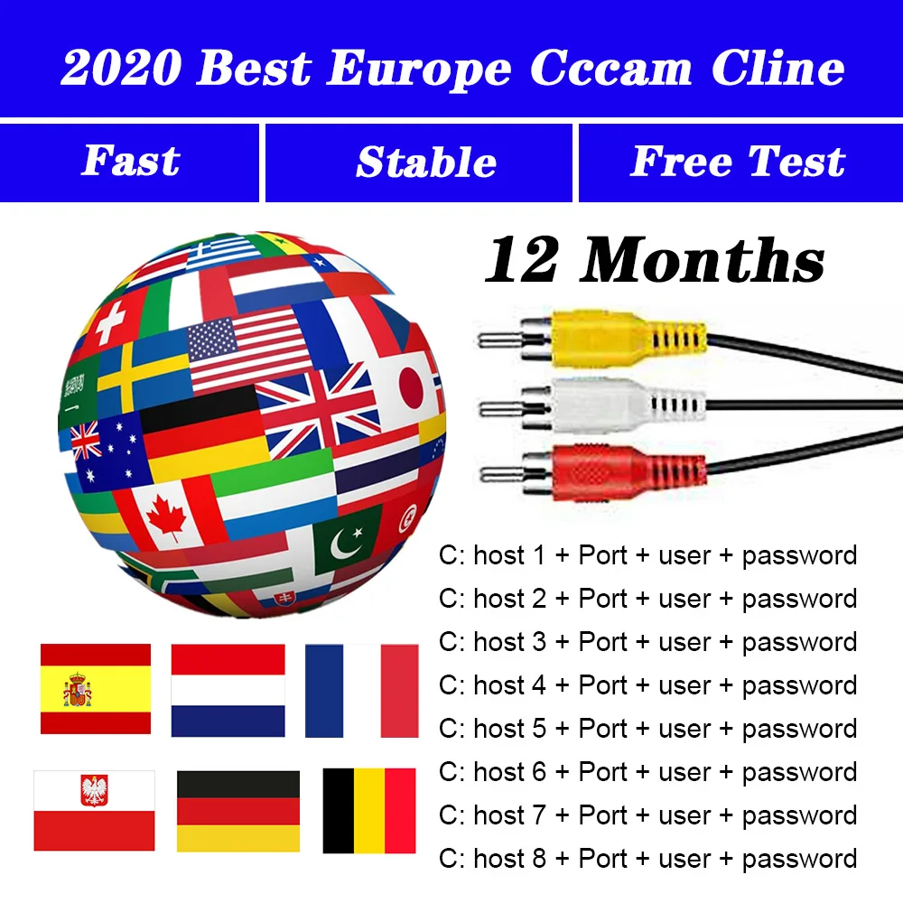 Most stable Cccam cline for 1 year Europe cline service Spain Portugal use for GTmedia V9 Super V8 Nova Satellite TV Receiver
Most stable Cccam cline for 1 year Europe cline service Spain Portugal use for GTmedia V9 Super V8 Nova Satellite TV Receiver