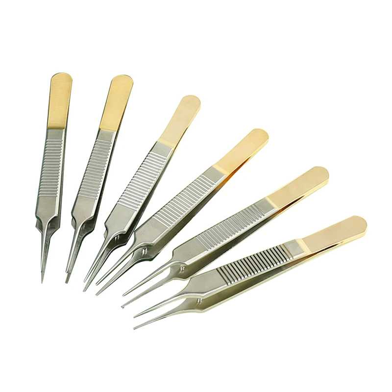 

Stainless Steel Plastic Tweezers Cosmetic Instruments and Tools for Double Eyelid Embedding