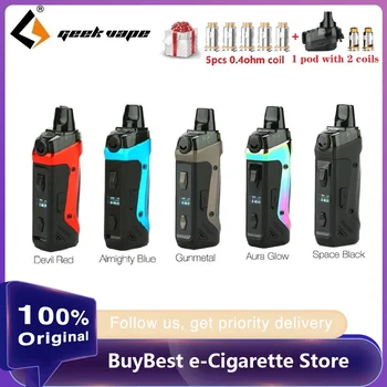 Free Gift Coils & Pod Geekvape Aegis Boost Pod Vape Kit with 1500mah Battery & 3ml Atomizer MTL DTL E-cig Vape Kit vs Vinci
Free Gift Coils & Pod Geekvape Aegis Boost Pod Vape Kit with 1500mah Battery & 3ml Atomizer MTL DTL E-cig Vape Kit vs Vinci