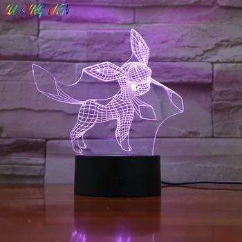 Pokemon Go Glaceon Figure Children's Night Light LED Touch Sensor Battery Night Light Festival Gift Bedroom 3d Lamp Eevee Family 
Pokemon Go Glaceon Figure Children's Night Light LED Touch Sensor Battery Night Light Festival Gift Bedroom 3d Lamp Eevee Family