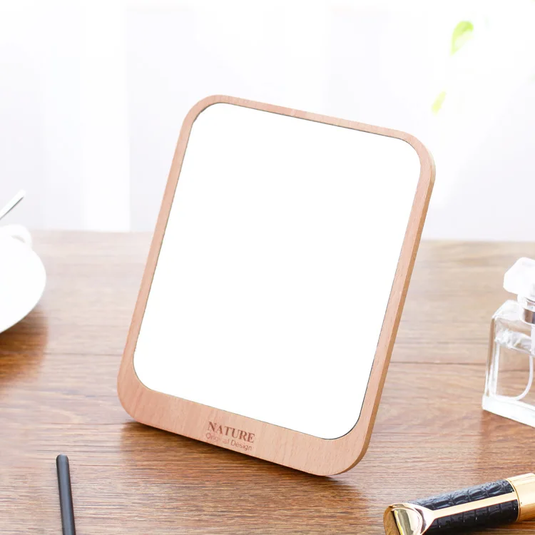 Bao Origional Design Large Rectangular Desktop Wooden Mirror Adjustable Angle Wood High-definition Makeup Mirror
Bao Origional Design Large Rectangular Desktop Wooden Mirror Adjustable Angle Wood High-definition Makeup Mirror