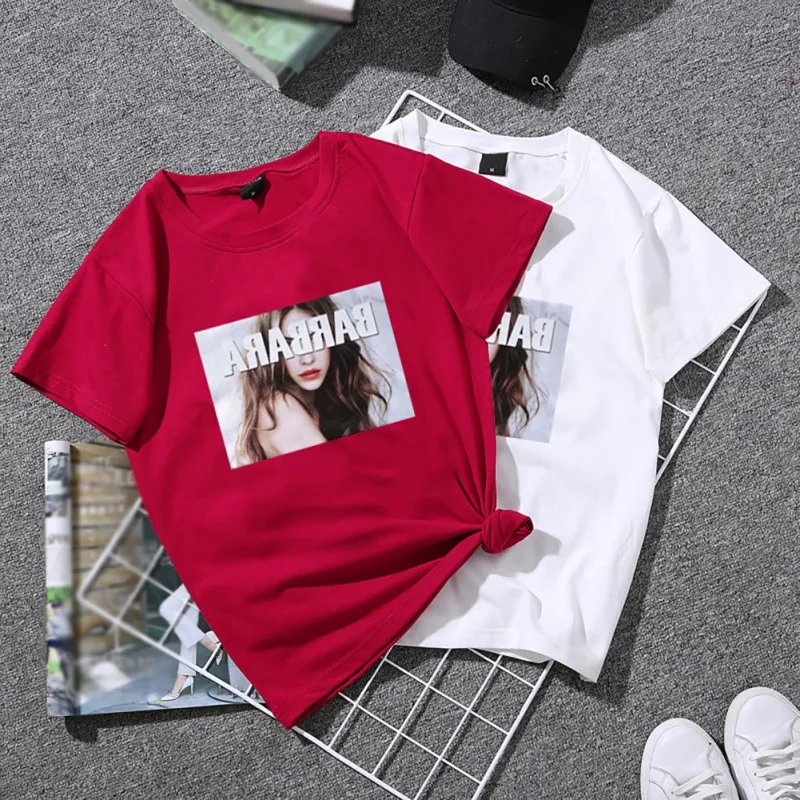 Summer Spoof Letter Print Women Short Sleeve Casual Big Size Tees Tops Loose Harajuku Cartoon Fun T-Shirt
Summer Spoof Letter Print Women Short Sleeve Casual Big Size Tees Tops Loose Harajuku Cartoon Fun T-Shirt