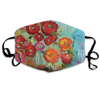 Mouth Mask Garden Flowers Painting Print Masks - Breathable Adjustable Windproof Mouth-Muffle, Camping Running for Women and Men
Mouth Mask Garden Flowers Painting Print Masks - Breathable Adjustable Windproof Mouth-Muffle, Camping Running for Women and Men