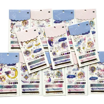 4 Sheets/Pack Cute 12 Constellations Sticker Adhesive Craft Stick Label Notebook Computer Phone DIY Decor Kids Gift Stationery 
4 Sheets/Pack Cute 12 Constellations Sticker Adhesive Craft Stick Label Notebook Computer Phone DIY Decor Kids Gift Stationery