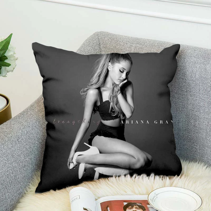 

Ariana Grand Pillow Case Polyester Decorative Pillowcases Throw Pillow Cover style-6