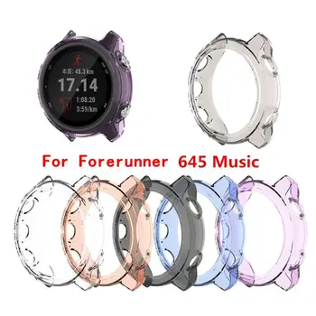 Clear TPU Frame Protector Watch Case Cover Shell For Garmin Forerunner 645 music/64 Smart watch Band accessories
Clear TPU Frame Protector Watch Case Cover Shell For Garmin Forerunner 645 music/64 Smart watch Band accessories