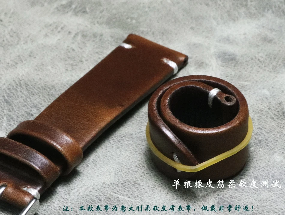 Cozy ultra-thin Watchbands 18 19 20 21 22 mm Handmade Oil wax Genuine Leather Watch Accessories Straps Discolored Cowhide Belt
Cozy ultra-thin Watchbands 18 19 20 21 22 mm Handmade Oil wax Genuine Leather Watch Accessories Straps Discolored Cowhide Belt
