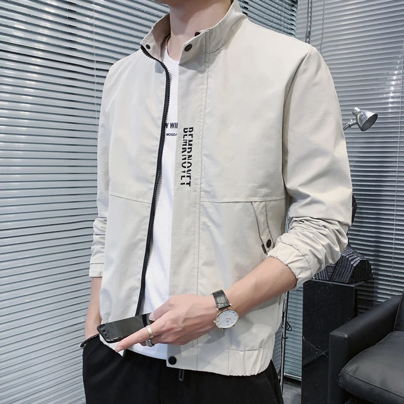 2020 jacket men's spring and autumn new student long-sleeved stand collar handsome match Korean style fashion casual work
2020 jacket men's spring and autumn new student long-sleeved stand collar handsome match Korean style fashion casual work