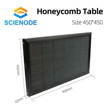 Scienode Honeycomb Working Table 450*450mm Customizable Size Board Platform Laser Parts for CO2 Laser Engraver Cutting Machine
Scienode Honeycomb Working Table 450*450mm Customizable Size Board Platform Laser Parts for CO2 Laser Engraver Cutting Machine