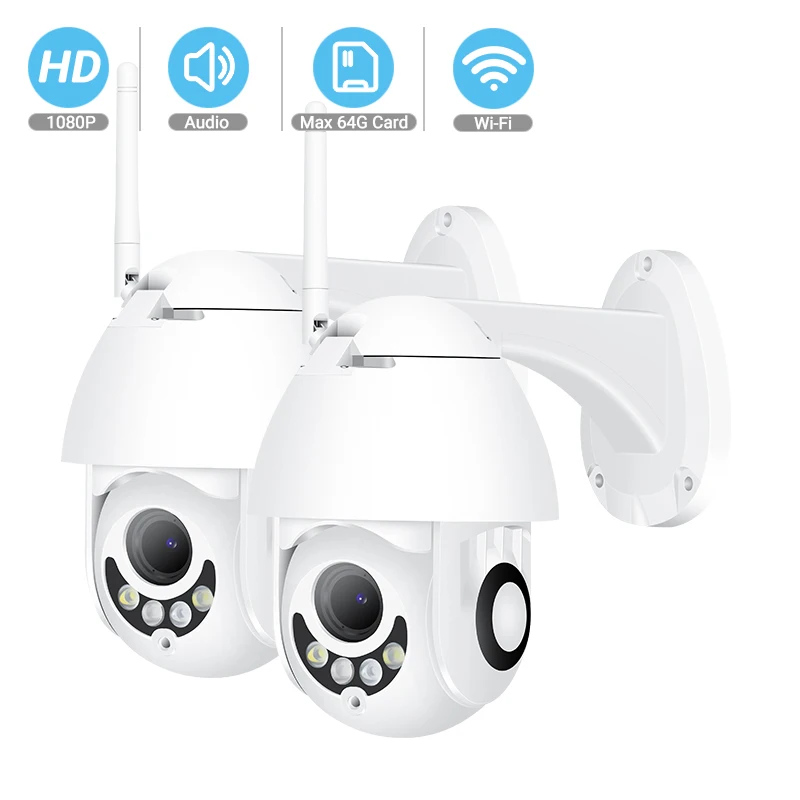 IP Camera 1080P Wireless HD 2MP PTZ WiFi Speed Dome Security Camera Two-way audio Outdoor Camera ONVIF CCTV Surveillance
IP Camera 1080P Wireless HD 2MP PTZ WiFi Speed Dome Security Camera Two-way audio Outdoor Camera ONVIF CCTV Surveillance