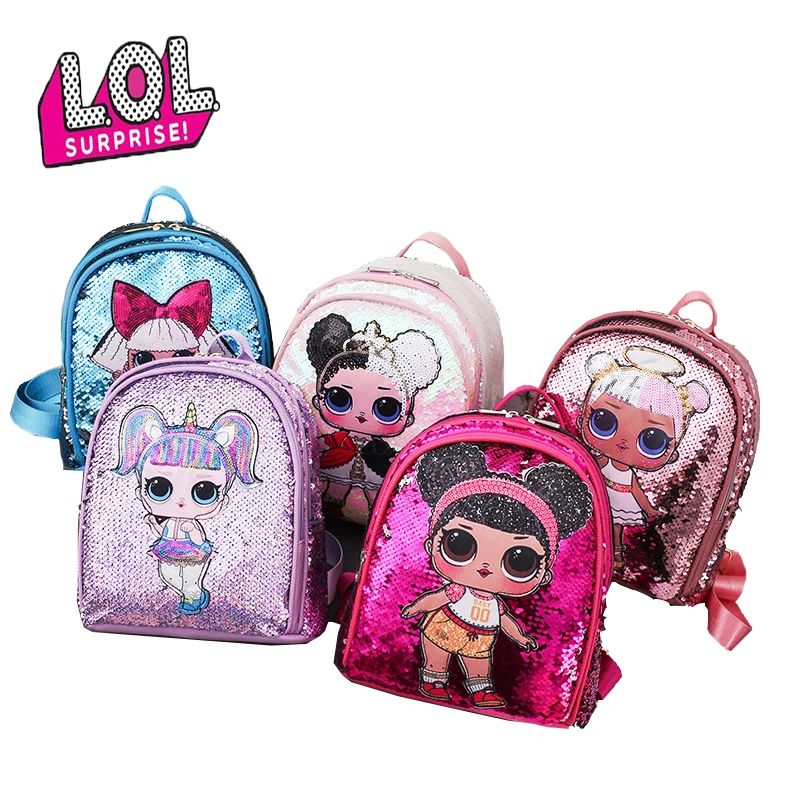 2019 New LOL Surprise Dolls Cute Custom Pattern School Backpack with Sequins Backpack Girls Colorful Tide Student Bag Gifts 2S76
2019 New LOL Surprise Dolls Cute Custom Pattern School Backpack with Sequins Backpack Girls Colorful Tide Student Bag Gifts 2S76