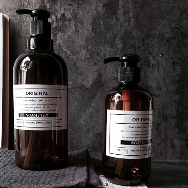 Newest Liquid Shower Gel Shampoo Press Bottle soap Refillable Bottle Simple Nordic Style
Newest Liquid Shower Gel Shampoo Press Bottle soap Refillable Bottle Simple Nordic Style
